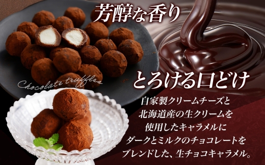 【生チョコトリュフ】(業務用) 500g 1袋 とろける チョコレート 生キャラメル クリームチーズ