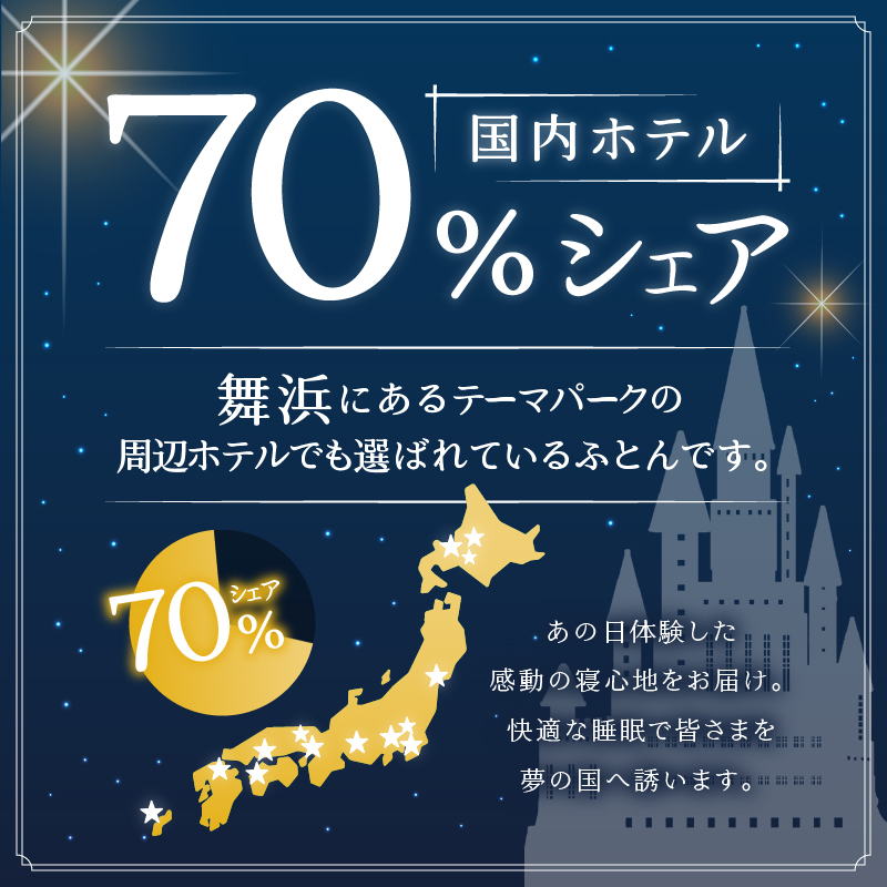 【シングル】5つ星高級ホテル多数採用 国内シェア70％ 羽毛布団 掛け布団 | 洗える 寝具 ダウン 布団 ふとん 生地 綿100％ 受注生産 完全国内生産 国産 北海道 【 滝川市 】