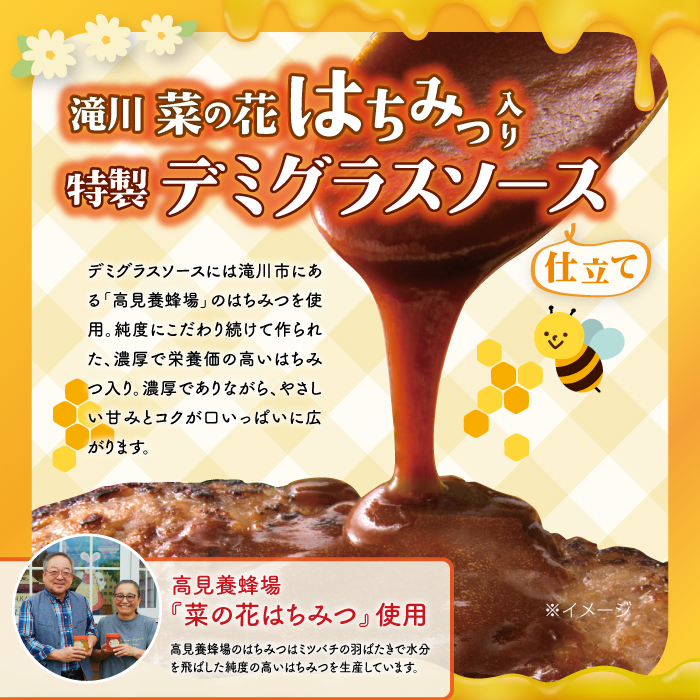 北海道デミハンバーグ1食200g 9セット 北海道 牛肉 豚肉 真空パック冷凍 お弁当 バーベキュー 惣菜 簡単 焼くだけ 個包装 小分け 北海道産玉ねぎ