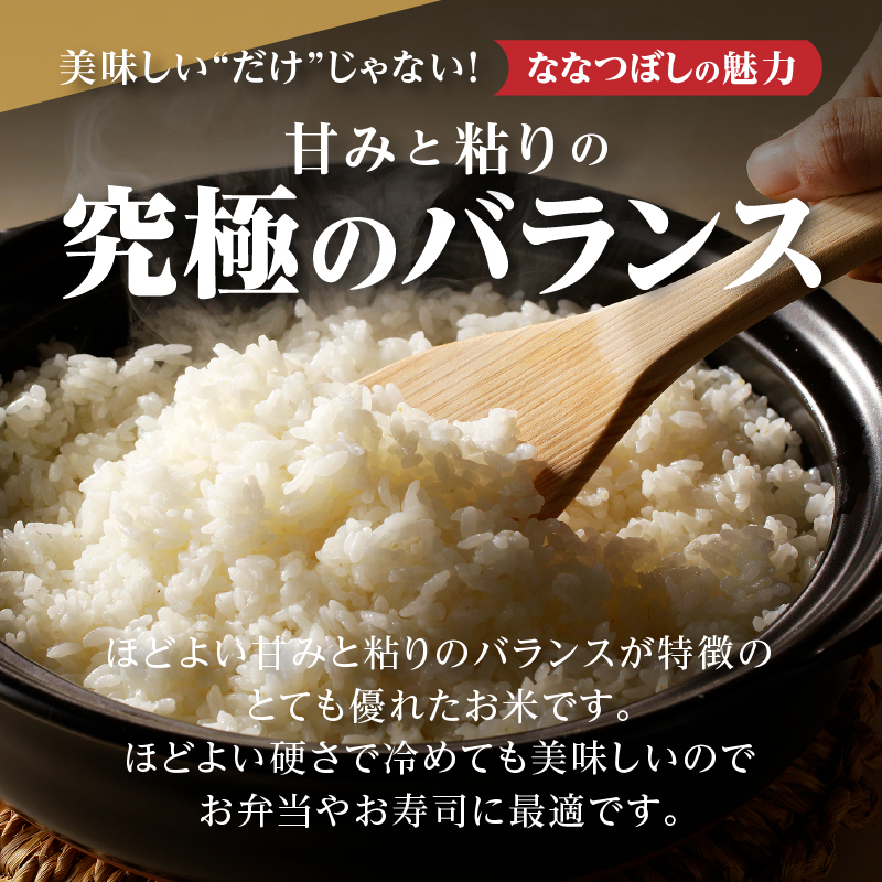 《令和8年産先行予約》【6ヵ月定期】滝川産ななつぼし無洗米 6kg 定期便 新米 特A 北海道 お米マイスター ブランド米 皇室 白米 精米 米 こめ コメ お米 単一米 ご飯 ごはん 生活応援 送料無料 北海道産 道産 おすすめ 人気 限定 贈答