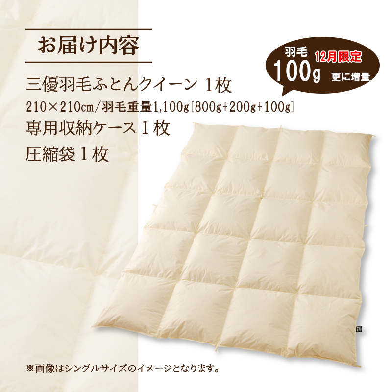 【クイーン】5つ星高級ホテル多数採用 国内シェア70％ 羽毛布団 掛け布団 | 洗える 寝具 ダウン 布団 ふとん 生地 綿100％ 受注生産 完全国内生産 国産 北海道 【 滝川市 】