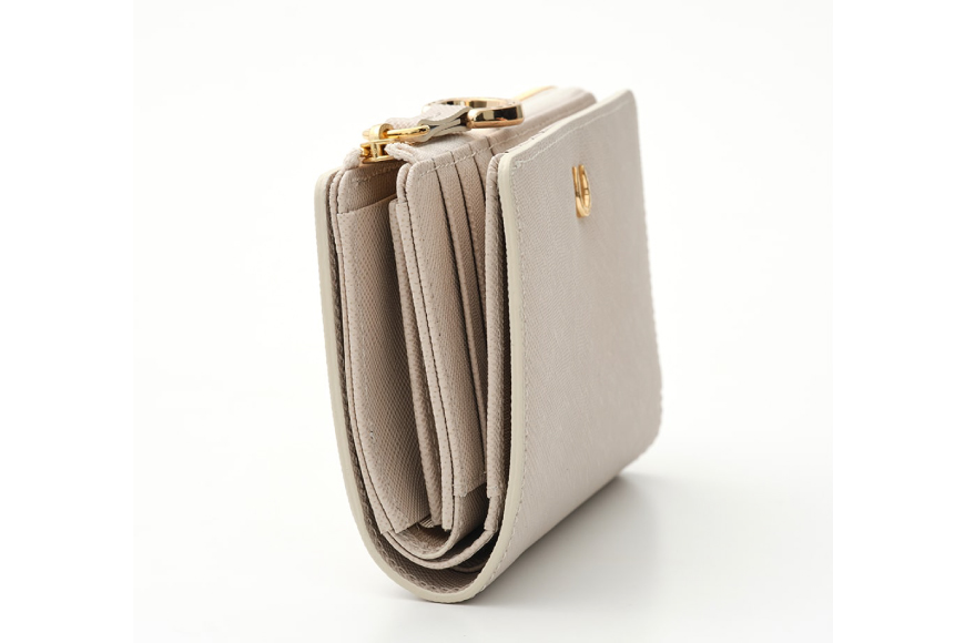 SOMES LF折財布 （アイボリー）PT-73 [ソメスサドル 北海道 砂川市