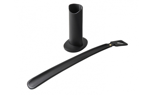 SOMES SS-04 スタンド付き靴べら（ブラック）