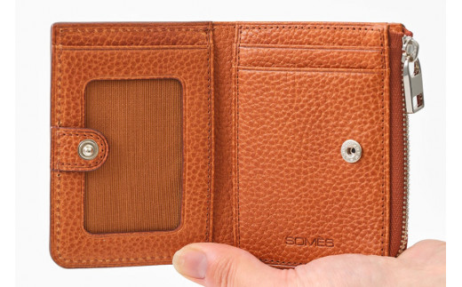 SOMES GL-04 パス＆コインケース ブラウン  [ソメスサドル 北海道 砂川市 12260314]  ギャロップ ソメス バッグ メンズ レディース 牛皮 本革 革 革製品 レザー コインケース パスケース 財布 ブラウン