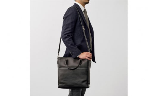 SOMES トートバッグ キャバレッティ （ブラック） CI-01 [ソメスサドル 北海道 砂川市 12260563] ソメス バッグ メンズ レディース 本革 革 革製品 鞄 かばん レザー トート 肩掛け 斜めがけ ブラック