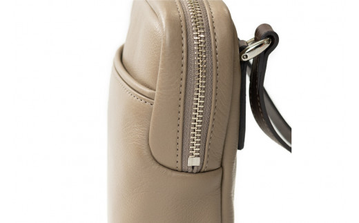 SOMES ショルダー ポーチ キャバレッティ （グレージュ） CI-03 [ソメスサドル 北海道 砂川市 12260568] ソメス バッグ ショルダー ショルダーバッグ 斜めがけ メンズ レディース 本革 革 革製品 革バッグ レザー グレージュ