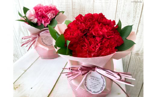 そのまま飾れる11本のブーケ！[池川”FLOWER”生花店 北海道 砂川市 12260608] 花 花束 アレンジメント カーネーション 母の日 誕生日 プレゼント ギフト