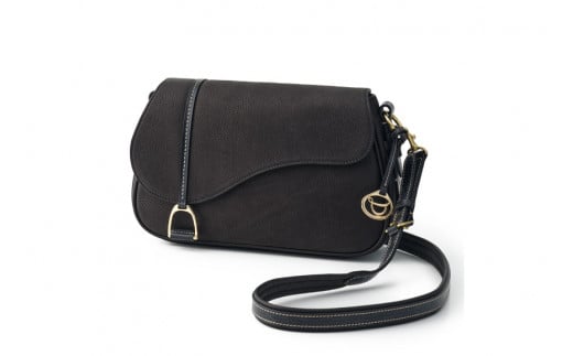 SOMES バッグ レディース イルザ IL-46 2way サドルショルダー（ブラック） [ソメスサドル株式会社 北海道 砂川市 12260610-bk] ソメス 本革 ショルダーバッグ カバン 鞄 革鞄 レザー 革 革製品 肩掛け ブラック