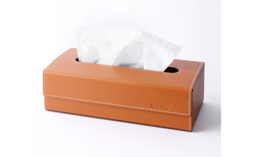 SOMES ティッシュケース 革 DU-16 ボックスティッシュケース (ライトブラウン) [ソメスサドル 北海道 砂川市 12260652] ソメス 本革 革 レザー 革製品 ボックス 箱