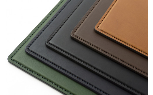 (受注生産) SOMES CO-07 デスクマット B2 (ネイビー) [ソメスサドル 北海道 砂川市 12260654-b] ソメス 革 本革 革製品 レザー 学習机 机 マット ネイビー