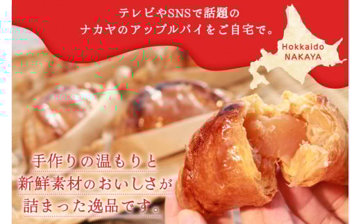 メディアで話題！ アップルパイ 冷凍 ナカヤのアップルパイ 9個入 [ナカヤ菓子店 北海道 砂川市 12260722] スイーツ デザート 菓子 お菓子 焼き菓子 りんご