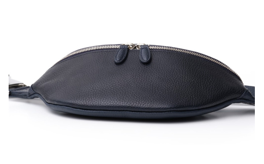 SOMES ウエストポーチ （ネイビー）GL-09 [ソメスサドル 北海道 砂川市 12260762-a] ソメス ポーチ メンズ レディース 本革 革 革製品 レザー 仕事