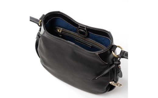 SOMES ショルダーバッグ クロスボディ ショルダー（ブラック）IL-47 [ ソメスサドル 北海道 砂川市 12260772-a] ソメス バッグ レディース 斜めがけ 斜めがけバッグ 本革 革 革製品 革鞄 革バッグ 鞄 かばん レザー somes saddle ブラック