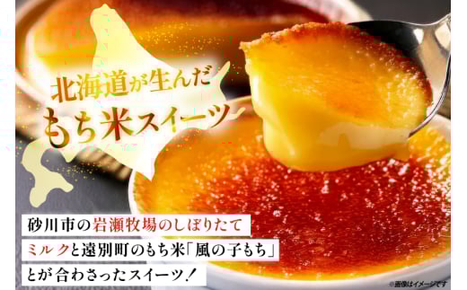 金色の カタラーナ 6個入り [シーピーエス 北海道 砂川市 12260808] 冷凍 アイス クレームブリュレ ブリュレ ブリュレアイス スイーツ デザート 洋菓子 お菓子 菓子 もち米スイーツ