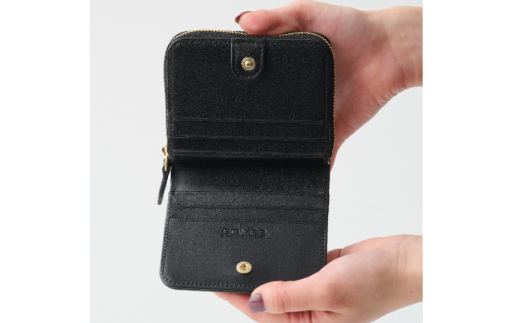 SOMES 二つ折り財布 （ブラック）PT-85 [ソメスサドル 北海道 砂川市 12260813-b] ソメス 財布 メンズ レディース 二つ折り 二つ折 2つ折り 本革 革 革製品 レザー ウォレット サイフ さいふ somes saddle