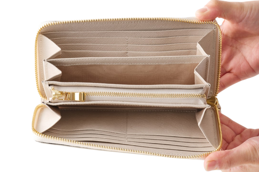 SOMES PT-71 ラウンド長財布 (アイボリー) [ソメスサドル 北海道 砂川市 12260856] 財布 サイフ さいふ 革 レザー ラウンド ファスナー ラウンド 長財布 本皮 牛皮 アイボリー