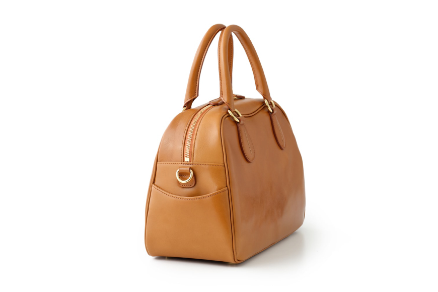 SOMES ER-56 2WAY ミニボストン M (ブラウン) [ソメスサドル 北海道 砂川市 12260859] バッグ ボストンバッグ ショルダーバッグ レザー 本革 牛革 皮 鞄 かばん ブラウン