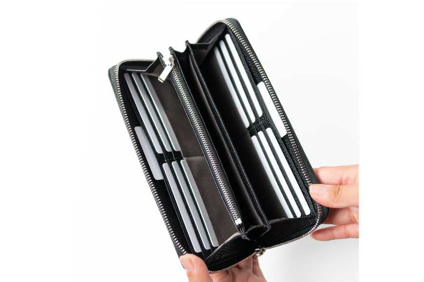 SOMES GL-01 ラウンド束入れ ブラック [ソメスサドル 北海道 砂川市 12260876] ソメス バッグ メンズ レディース 本革 革 革製品 鞄 かばん レザー ブラック