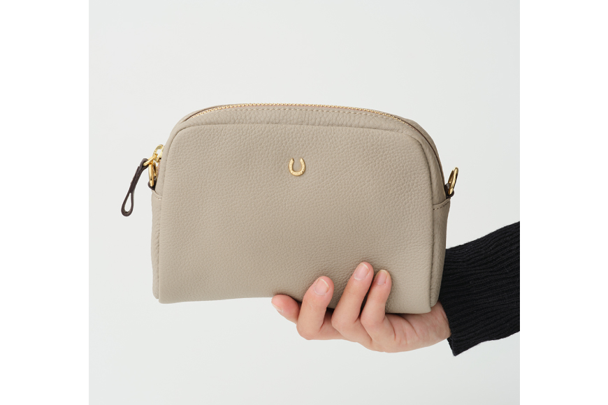 SOMES AT-70 ポシェット ライトベージュ [ソメスサドル 北海道 砂川市 12260899] ソメス メンズ レディース 革 本革 レザー 革製品 鞄 バッグ 革鞄 革カバン 革バッグ ライトベージュ