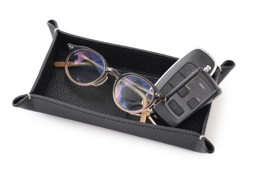 SOMES GL-15 レザートレー ブラック [ソメスサドル 北海道 砂川市 12260917] ソメス インテリア トレー 日本製 本革 革 革製品 レザー ブラック