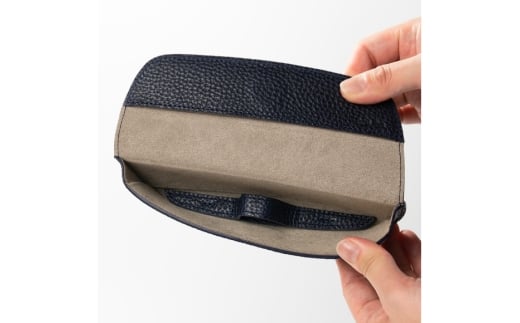 SOMES GL-14 メガネケース ブラック [ソメスサドル 北海道 砂川市 12260920] ソメス バッグ メンズ レディース 本革 革 革製品 鞄 かばん レザー ブラック