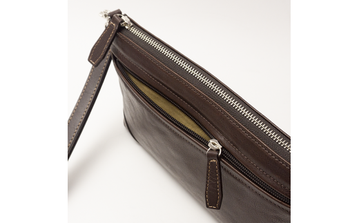 SOMES　TT-06　スリムポーチ（ダークブラウン）[12260216]