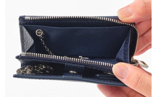 SOMES GL-03 キー＆コインケース ネイビー  [ソメスサドル 北海道 砂川市 12260312] ギャロップ 本革 牛革 メンズ ソメス 革 レザー 革製品 財布 さいふ サイフ キーケース ネイビー