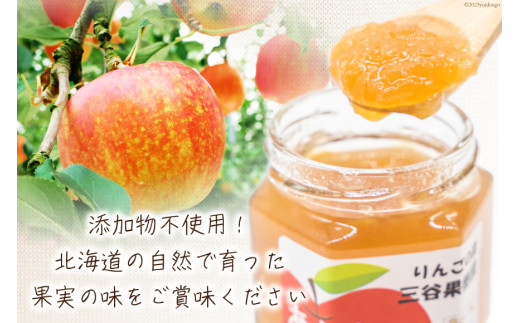 フルーツジャム 140g×3個 セット [三谷果樹園 北海道 砂川市 12260531] フルーツ 果物 りんごジャム ブルーベリージャム 国産 小分け 小瓶