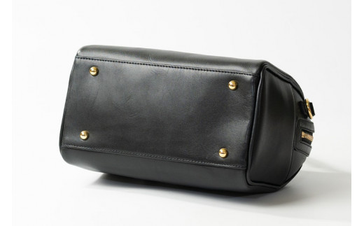 SOMES バッグ 2WAY ミニボストン エリン （ブラック） ER-53 [ソメスサドル 北海道 砂川市 12260549] ソメス ボストンバッグ ハンドバッグ ショルダー レディース 革 革製品 革鞄 鞄 かばん レザー 小さめ 斜めがけ 肩掛け ブラック