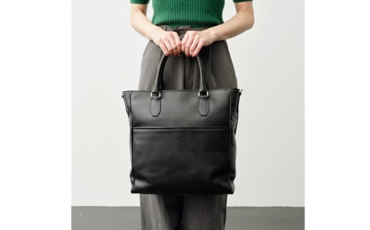 SOMES トートバッグ キャバレッティ （ブラック） CI-01 [ソメスサドル 北海道 砂川市 12260563] ソメス バッグ メンズ レディース 本革 革 革製品 鞄 かばん レザー トート 肩掛け 斜めがけ ブラック