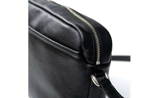 SOMES ショルダーバッグ キャバレッティ （ブラック） CI-02 [ソメスサドル 北海道 砂川市 12260565] ソメス バッグ ショルダー 斜めがけ メンズ レディース 本革 革 革製品 革鞄 革バッグ 鞄 かばん レザー コンパクト ブラック