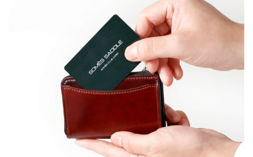 SOMES 財布 メンズ ディアマン コインケース 革 レザー ブラウン DM-04 [ソメスサドル 北海道 砂川市 12260604-br] ソメス 小銭入れ サイフ さいふ 本革 革製品 L字 ファスナー ブラウン