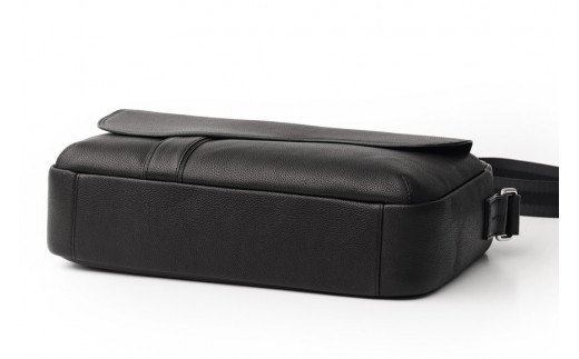 SOMES バッグ ショルダーバッグ L （ブラック） SU-21 [ソメスサドル 北海道 砂川市 12260673-a] ソメス ショルダー メンズ レディース 本革 革 革製品 革鞄 革バッグ 鞄 かばん レザー 斜めがけ 黒 ビジネス ブラック