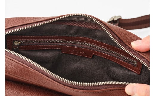 SOMES バッグ ショルダーバッグ S （チョコブラウン） SU-22 [ソメスサドル 北海道 砂川市 12260674-b] ソメス ショルダー メンズ レディース 本革 革 革製品 革鞄 革バッグ 鞄 かばん レザー 斜めがけ 小さめ スマート チョコブラウン