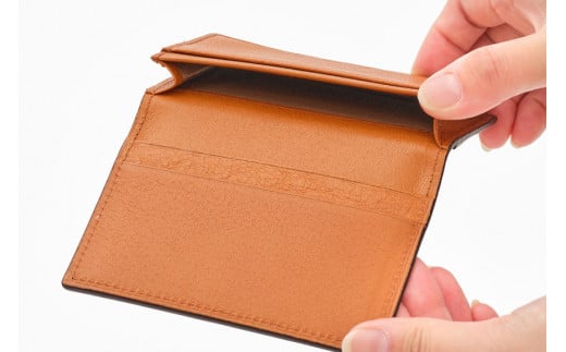 SOMES 名刺入れ (ブラウン) WF-15 [ソメスサドル 北海道 砂川市 12260676-b] ソメス カードケース カード メンズ レディース 本革 革 革製品 レザー シンプル ブラウン