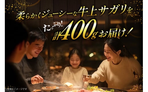 サガリ 牛 上サガリ 200g 2パック 計400g [焼肉銀座園 北海道 砂川市 12260732-a] 冷凍 焼肉 焼き肉 牛肉 肉 小分け やきにく