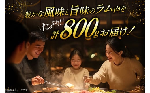 ラム肉 冷凍 ラム肩ロース 200g 4パック 計800g [焼肉銀座園 北海道 砂川市 12260733-b] 羊肉 羊 肉 小分け 焼肉 焼き肉 やきにく
