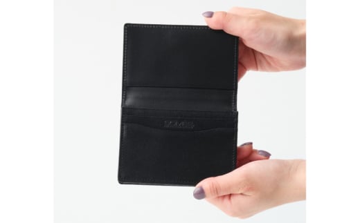 SOMES 名刺入れ （ブラック）PT-89 [ソメスサドル 北海道 砂川市 12260812-b] ソメス カードケース 名刺ケース メンズ レディース 本革 革 革製品 somes saddle