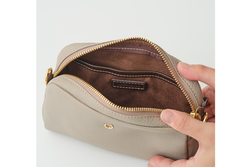 SOMES AT-70 ポシェット ライトベージュ [ソメスサドル 北海道 砂川市 12260899] ソメス メンズ レディース 革 本革 レザー 革製品 鞄 バッグ 革鞄 革カバン 革バッグ ライトベージュ