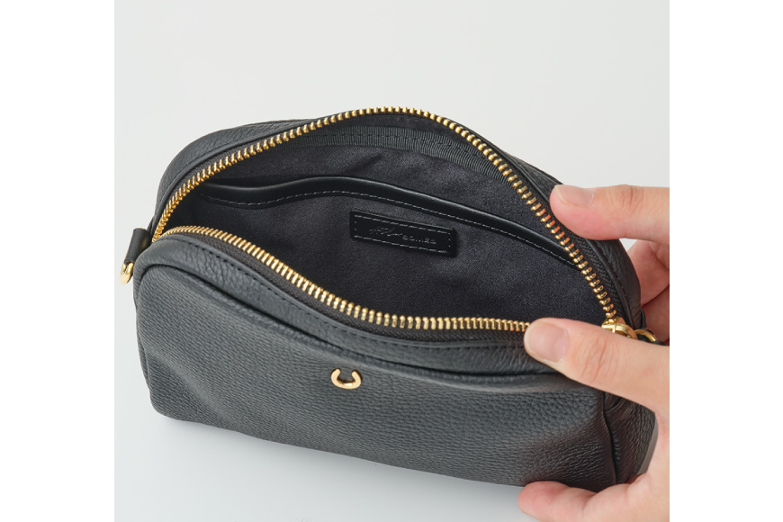 SOMES AT-70 ポシェット ブラック [ソメスサドル 北海道 砂川市 12260900] ソメス メンズ レディース 革 本革 レザー 革製品 鞄 バッグ 革鞄 革カバン 革バッグ ブラック