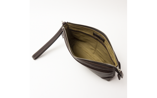 SOMES　TT-06　スリムポーチ（ダークブラウン）[12260216]