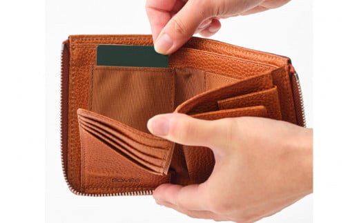 SOMES GL-02 LF札入 ブラウン LF折財布 [ソメスサドル 北海道 砂川市 12260311] 財布 二つ折り ギャロップ  牛皮 二つ折り財布ソメス メンズ レディース 本革 革 革製品 レザー 札入れ ブラウン