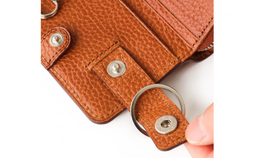 SOMES GL-03 キー＆コインケース ブラウン [ソメスサドル 北海道 砂川市 12260313] ギャロップ 本革 牛革 メンズ ソメス 革 レザー 革製品 財布 さいふ サイフ キーケース ブラウン