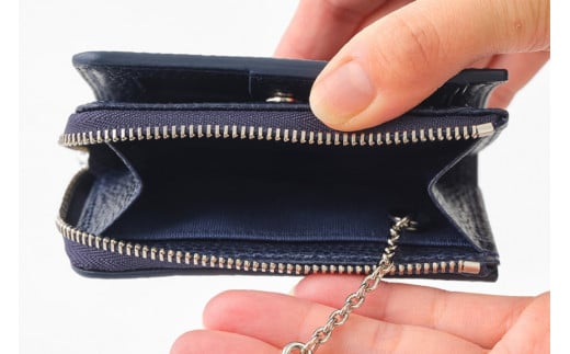 SOMES GL-04 パス＆コインケース ネイビー  [ソメスサドル 北海道 砂川市 12260315] ギャロップ ソメス バッグ メンズ レディース 牛皮 本革 革 革製品 レザー コインケース パスケース 財布 ネイビー