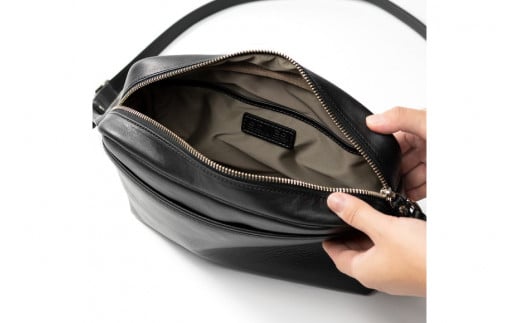 SOMES ショルダーバッグ キャバレッティ （ブラック） CI-02 [ソメスサドル 北海道 砂川市 12260565] ソメス バッグ ショルダー 斜めがけ メンズ レディース 本革 革 革製品 革鞄 革バッグ 鞄 かばん レザー コンパクト ブラック