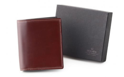 SOMES 財布 メンズ ディアマン スマートウォレット ブラウン DM-03 二つ折り 本革 [ソメスサドル 北海道 砂川市 12260605-br] ソメス さいふ サイフ 革 レザー 薄い コンパクト ブラウン