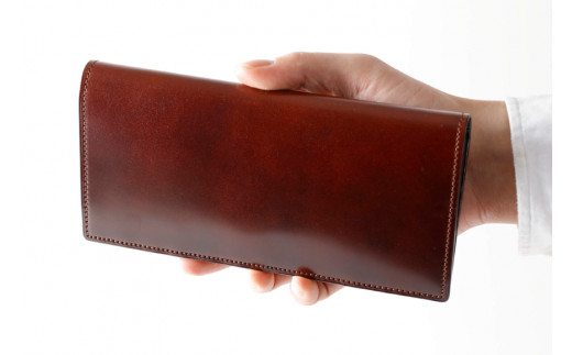 SOMES 財布 メンズ ディアマン 束入れ ブラウン DM-02 長財布 本革 [ソメスサドル 北海道 砂川市 12260606-br] ソメス サイフ さいふ 革 レザー 革製品 コードバン 薄い 薄型 ブラウン