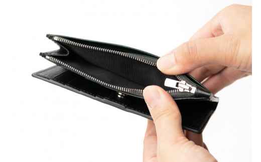 SOMES 財布 メンズ OF-07 フラグメントケース (ダークグリーン) [ソメスサドル株式会社 北海道 砂川市 12260648-b] ソメス サイフ さいふ 本革 革 レザー 革製品 二つ折り カード カード入れ 薄い 薄型 薄 コンパクト ダークグリーン