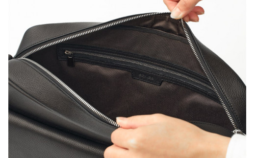 SOMES バッグ ショルダーバッグ L （ブラック） SU-21 [ソメスサドル 北海道 砂川市 12260673-a] ソメス ショルダー メンズ レディース 本革 革 革製品 革鞄 革バッグ 鞄 かばん レザー 斜めがけ 黒 ビジネス ブラック