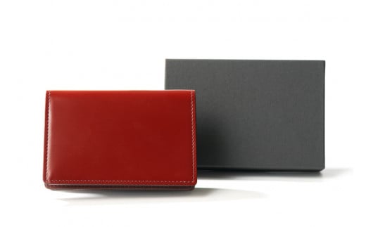 SOMES 名刺入れ (ダークブラウン) HV-23 [ソメスサドル 北海道 砂川市 12260725-b] ソメス カードケース カード メンズ レディース 本革 革 革製品 シンプル コードバン 馬革 ダークブラウン